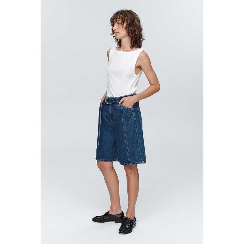 Marle Belted Jean Short image number 3